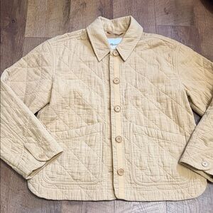Madewell Beige Quilted Jacket
